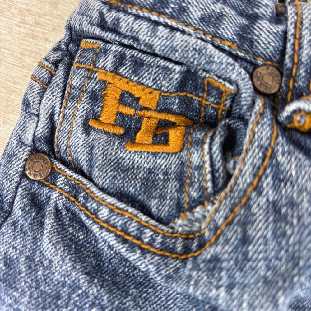 Fubu The Collection Toddler Straight Leg Embroidered Jeans Kids Sz 2T